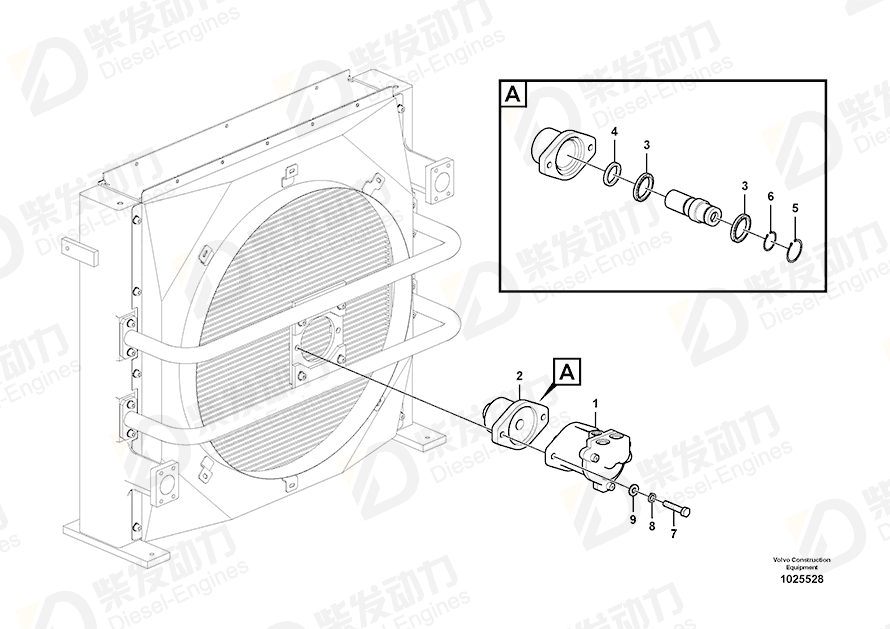 VOLVO Seal 14541895 Drawing