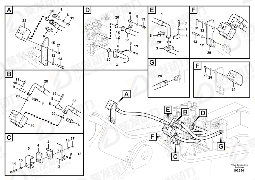 VOLVO Block 14549768 Drawing