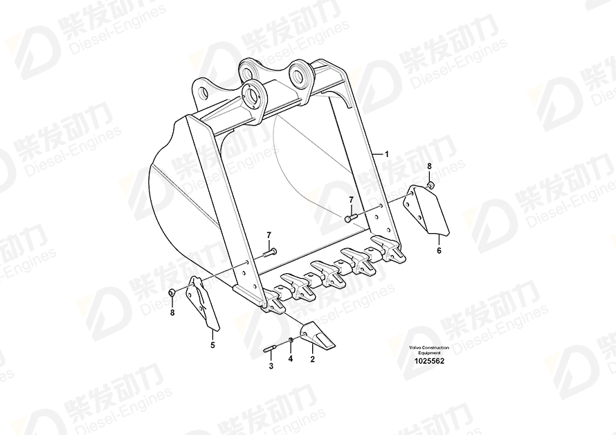 VOLVO Pin 14527864 Drawing