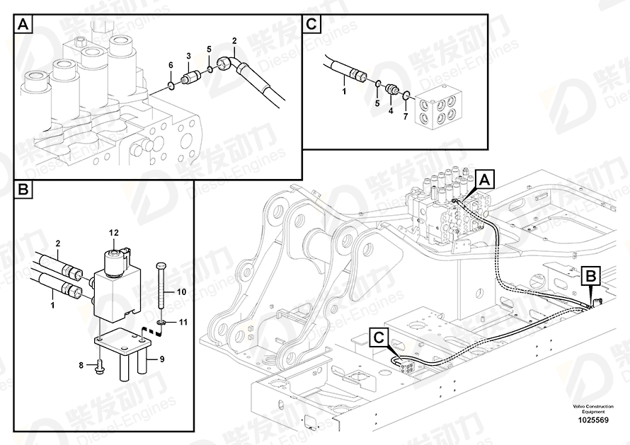 VOLVO Connector 14881556 Drawing