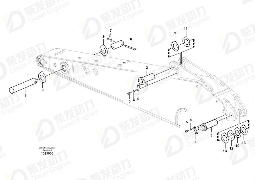 VOLVO Shim 14549084 Drawing