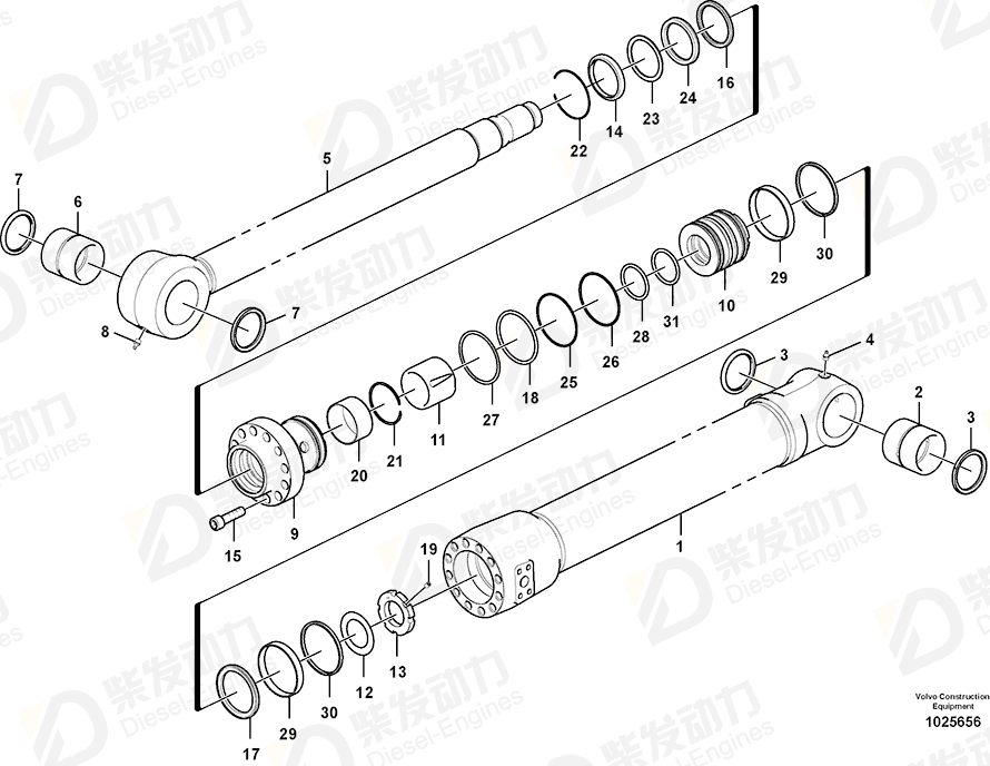 VOLVO Lock nut 14524623 Drawing