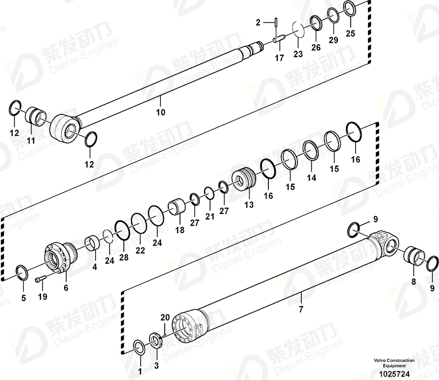 VOLVO Rod 14550101 Drawing