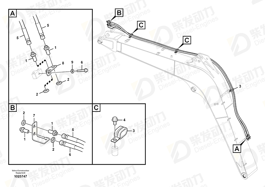 VOLVO Plain washer 14501898 Drawing