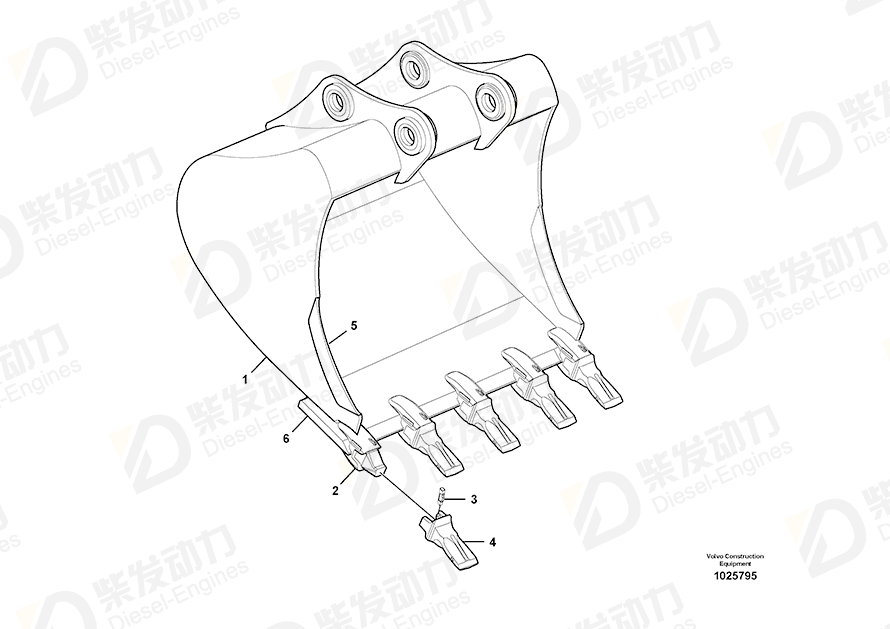 VOLVO Pin 14524710 Drawing