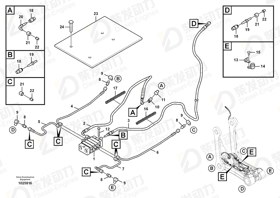 VOLVO Elbow 14556631 Drawing