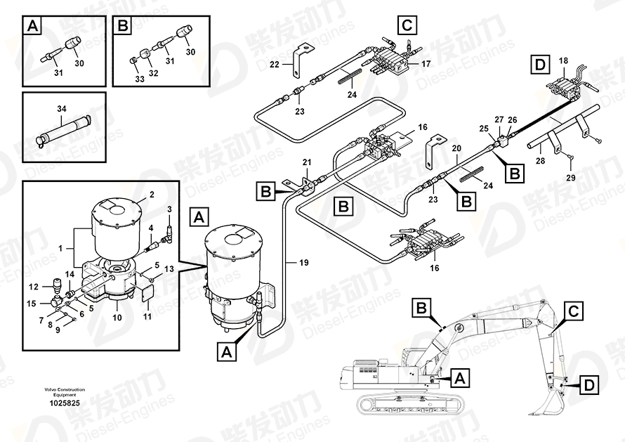 VOLVO Washer 14388982 Drawing