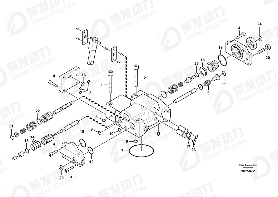 VOLVO O-RING 14533611 Drawing