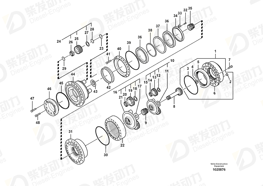 VOLVO Spacer 14535323 Drawing