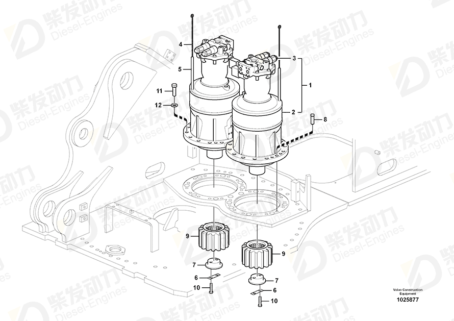 VOLVO Washer 14531019 Drawing