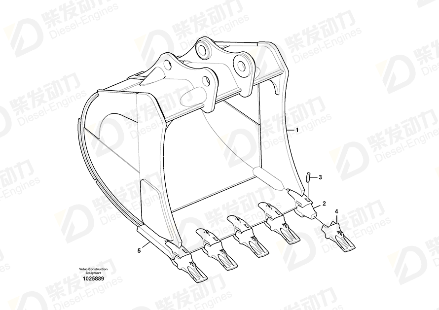 VOLVO Plate 14612765 Drawing