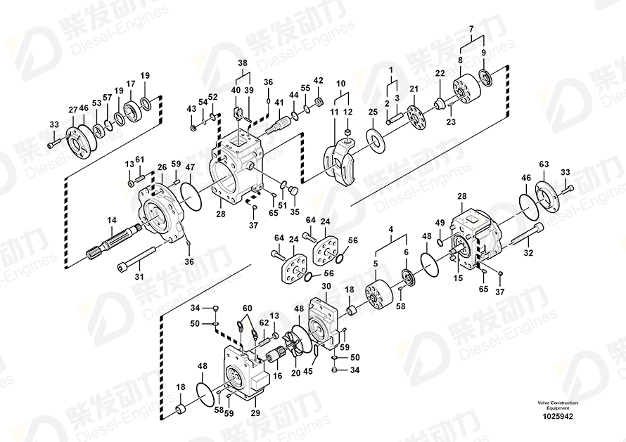 VOLVO SPRING_CYLINDER SA7223-00180 Drawing