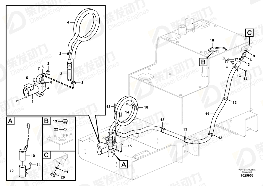 VOLVO Sealing 14535779 Drawing