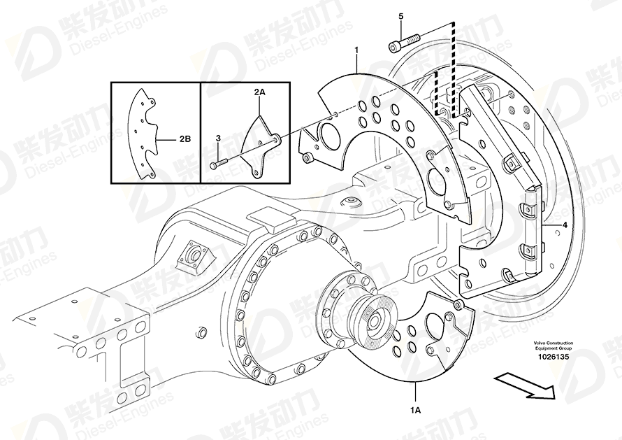 VOLVO Bracket 11115581 Drawing