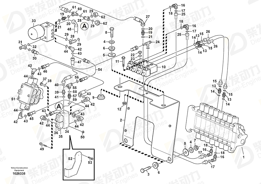 VOLVO Hexagon screw 955281 Drawing