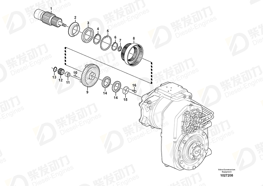 VOLVO Snap ring 914482 Drawing