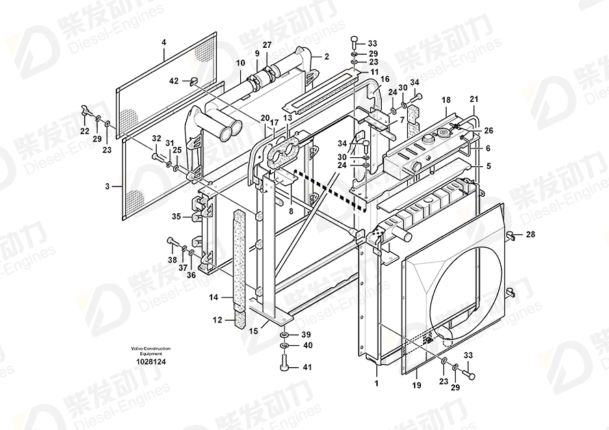 VOLVO Bracket 14505954 Drawing