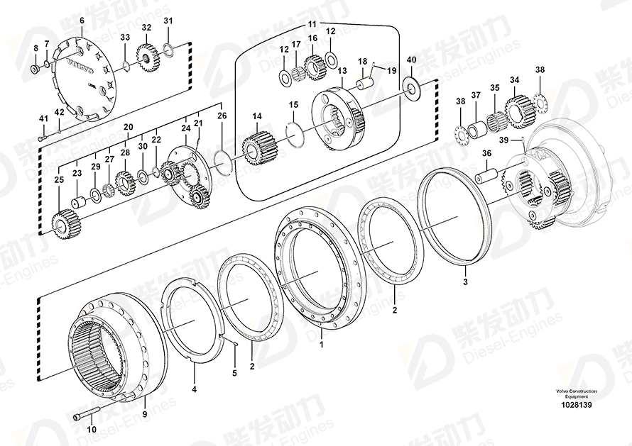 VOLVO Washer 14546062 Drawing