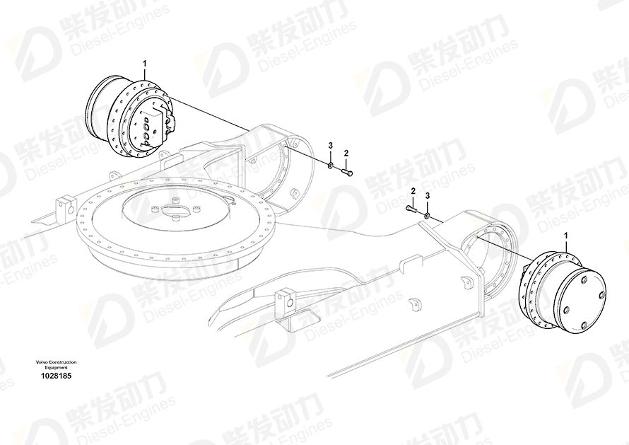 VOLVO Hexagon screw SA9011-21611 Drawing