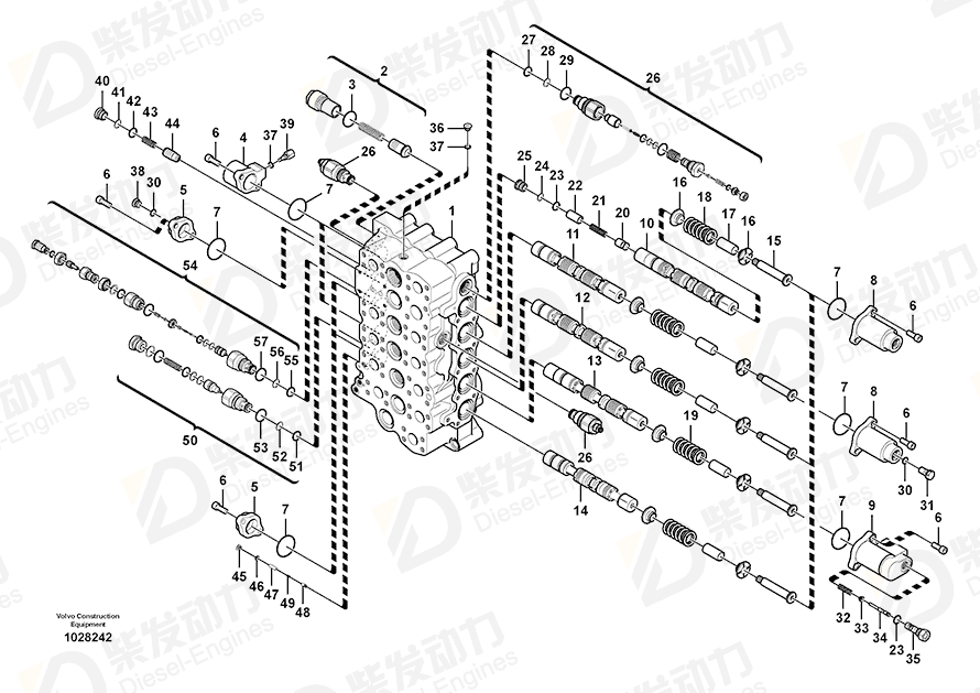 VOLVO Control plunger 14521687 Drawing