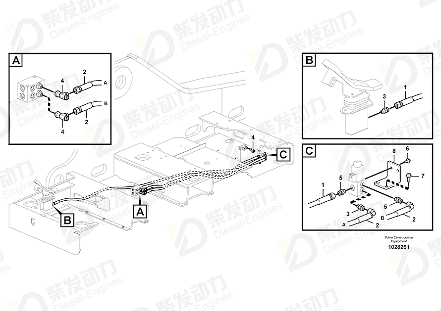 VOLVO Bracket 14566740 Drawing