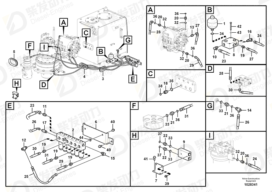 VOLVO Solenoid valve 14541695 Drawing