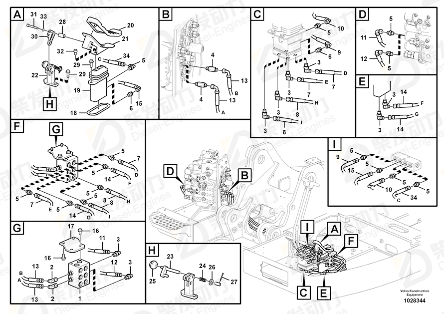 VOLVO Bracket 14566292 Drawing
