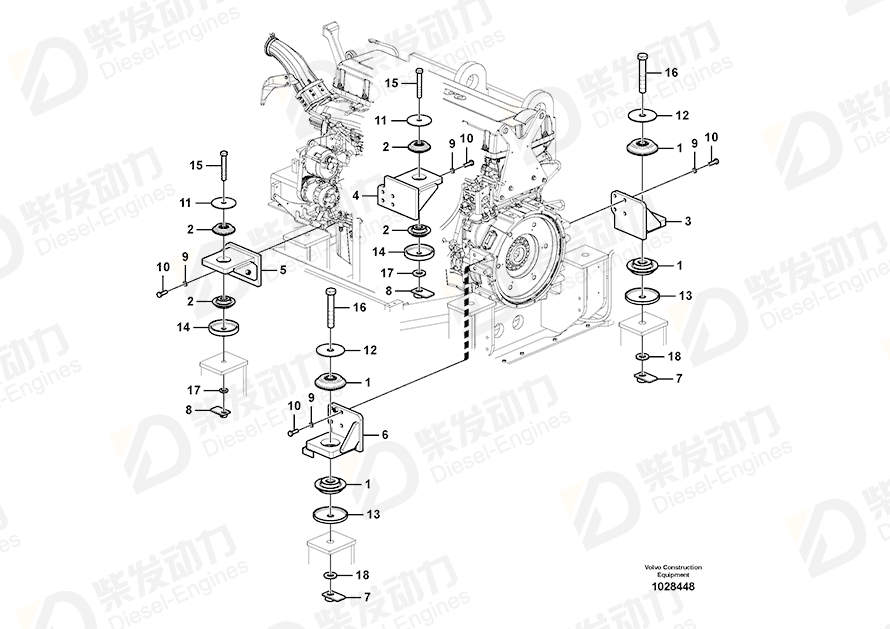 VOLVO Bracket 14559481 Drawing