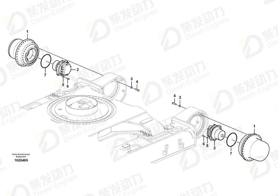 VOLVO Gearbox 14681190 Drawing