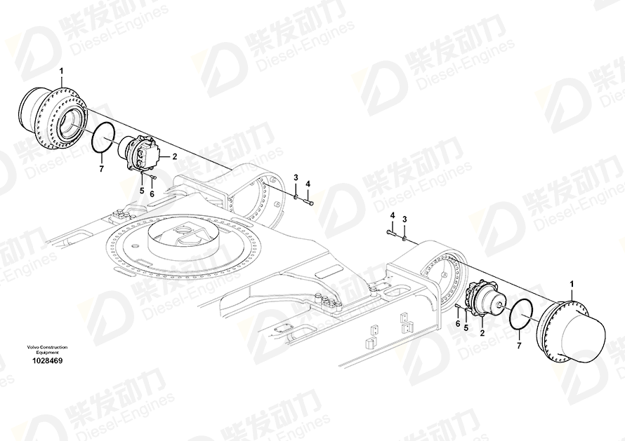 VOLVO Hexagon screw SA9011-22418 Drawing