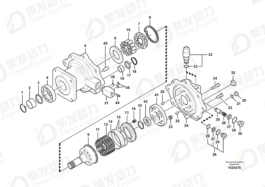 VOLVO Relief valve 14535294 Drawing