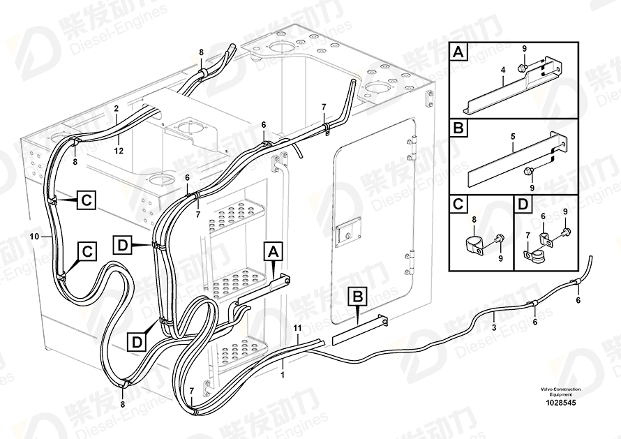 VOLVO Wire harness 14559514 Drawing VOLVO Wire harness 14559514 Drawing