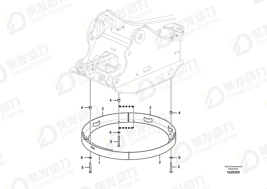 VOLVO Washer SA14562282 Drawing VOLVO Washer SA14562282 Drawing