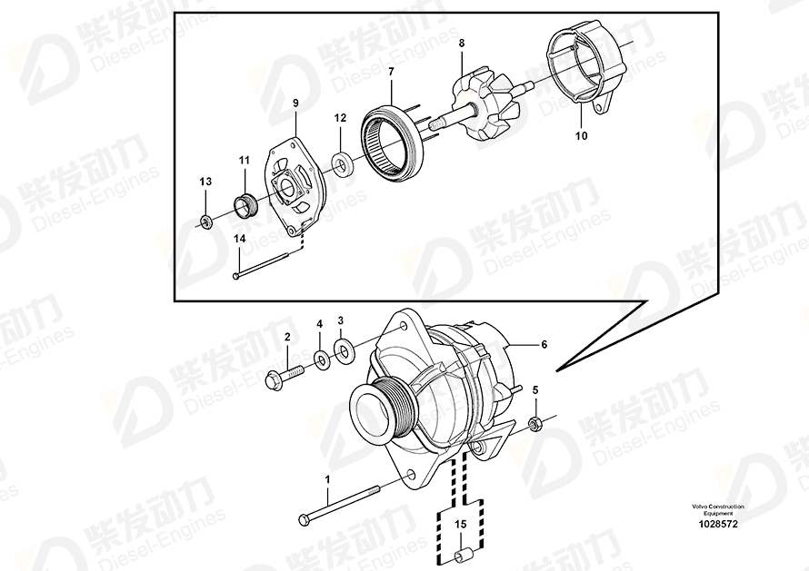 VOLVO Hexagon screw 993168 Drawing