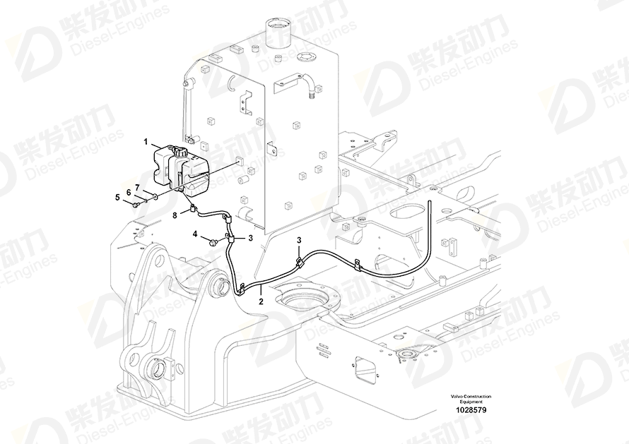 VOLVO Cap 15041562 Drawing