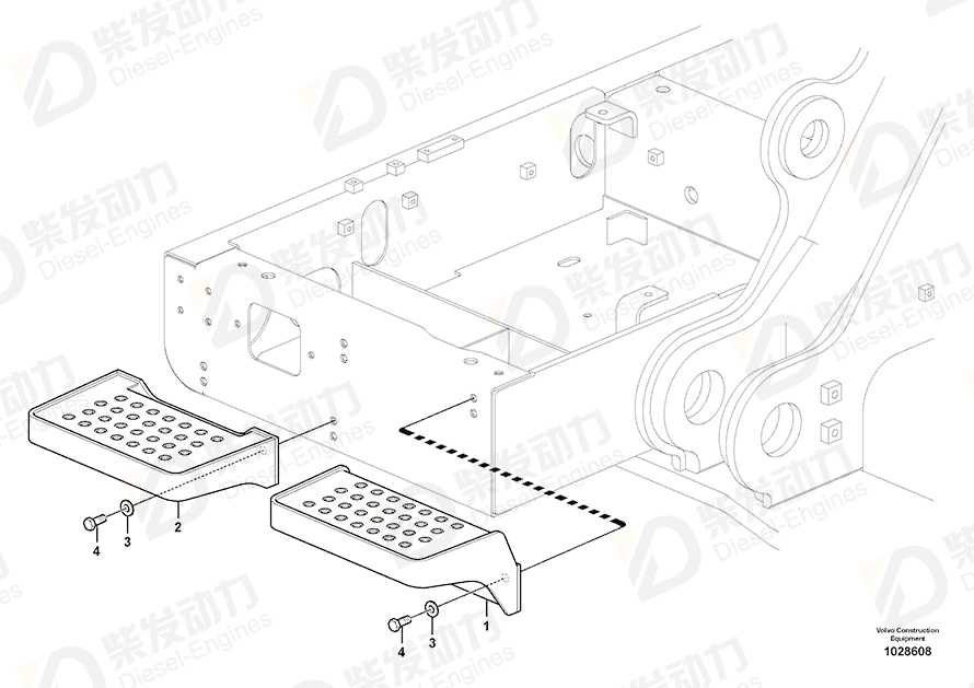 VOLVO Step 14553127 Drawing