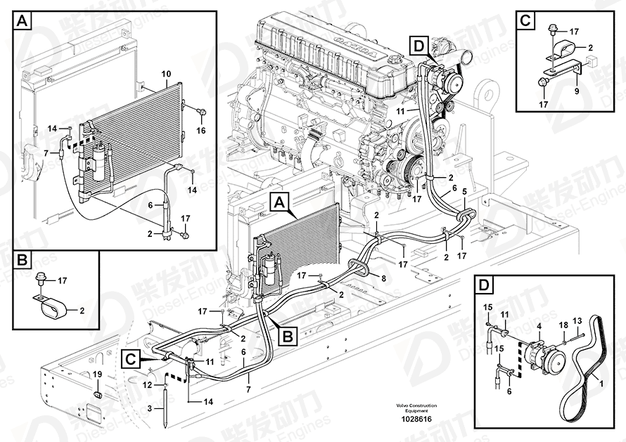 VOLVO Hexagon screw 992563 Drawing