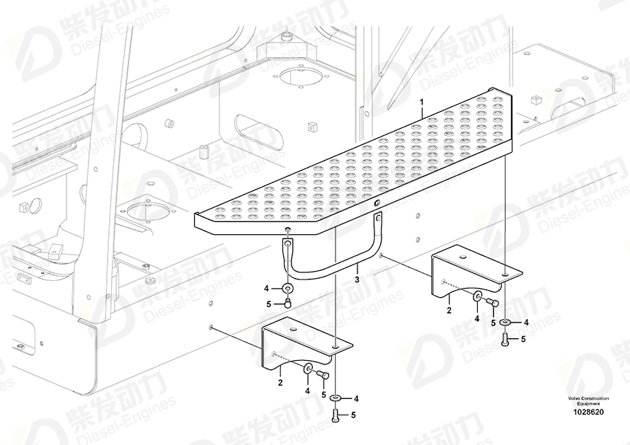 VOLVO Bracket 14508819 Drawing