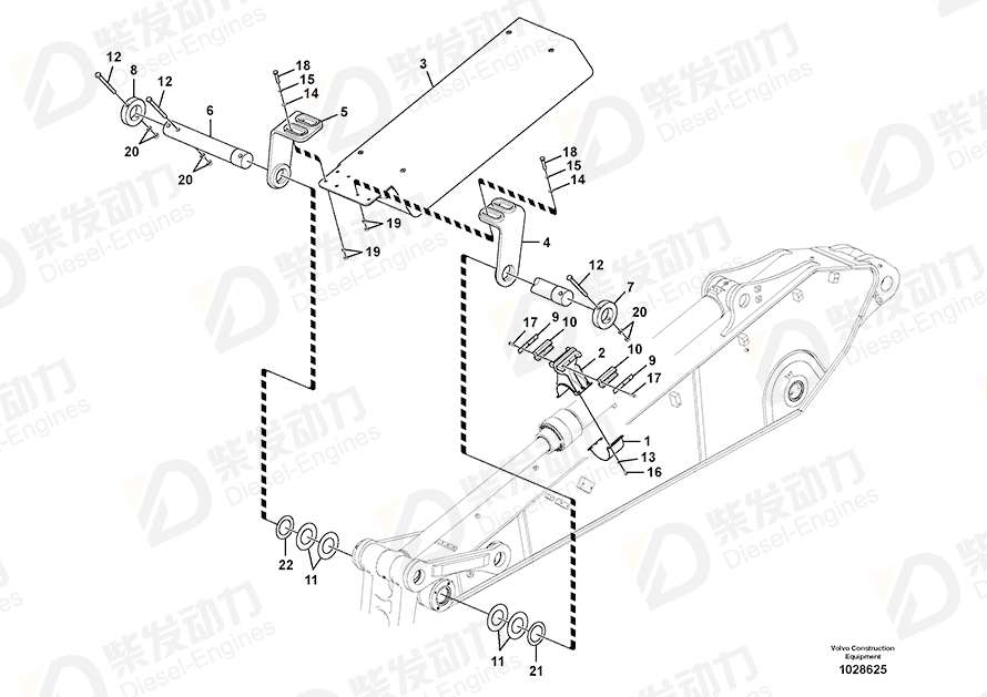 VOLVO Pin 14559601 Drawing