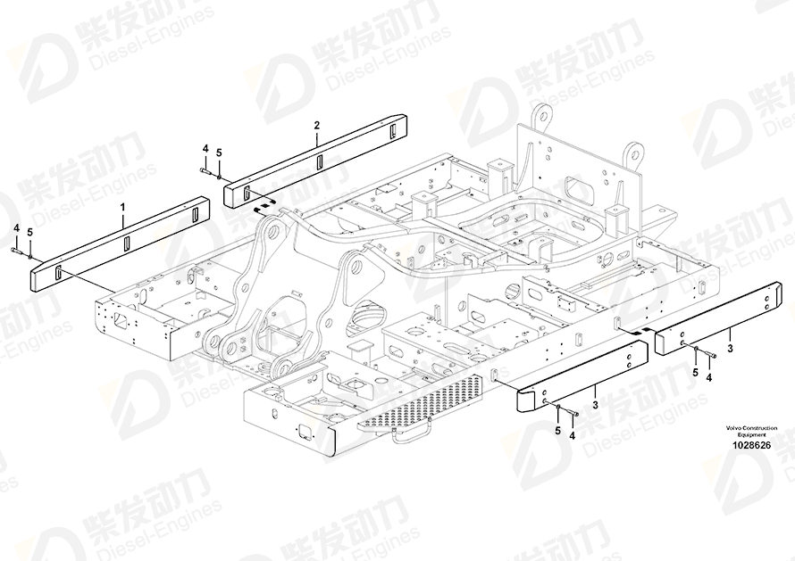 VOLVO Support 14559582 Drawing