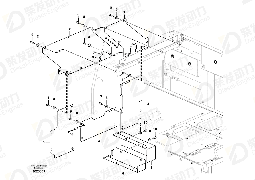 VOLVO Cover 14546220 Drawing