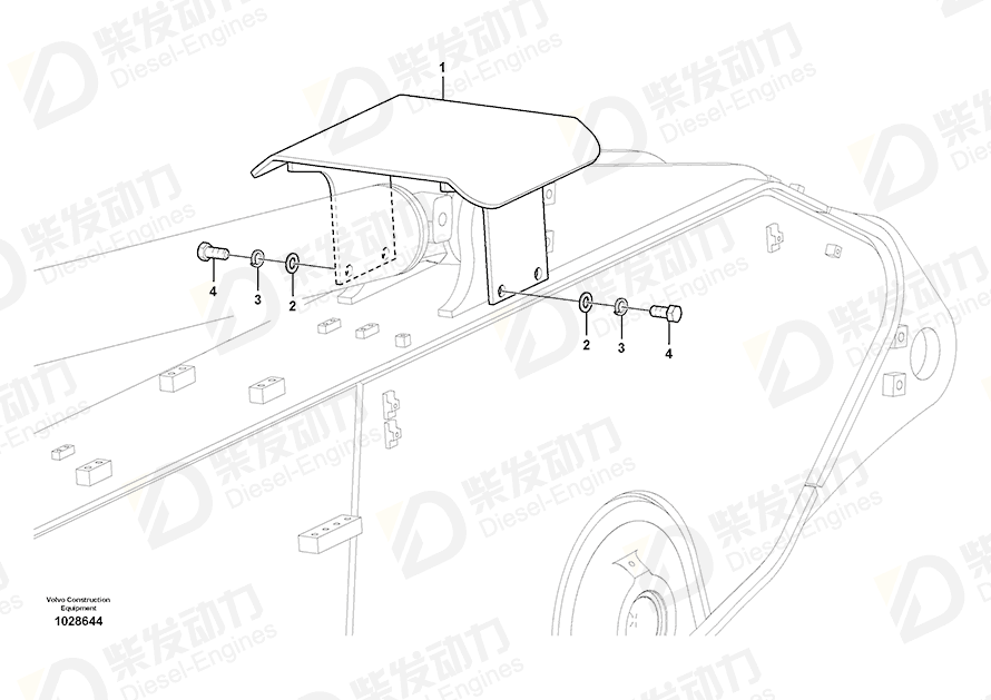 VOLVO Guard 14542881 Drawing