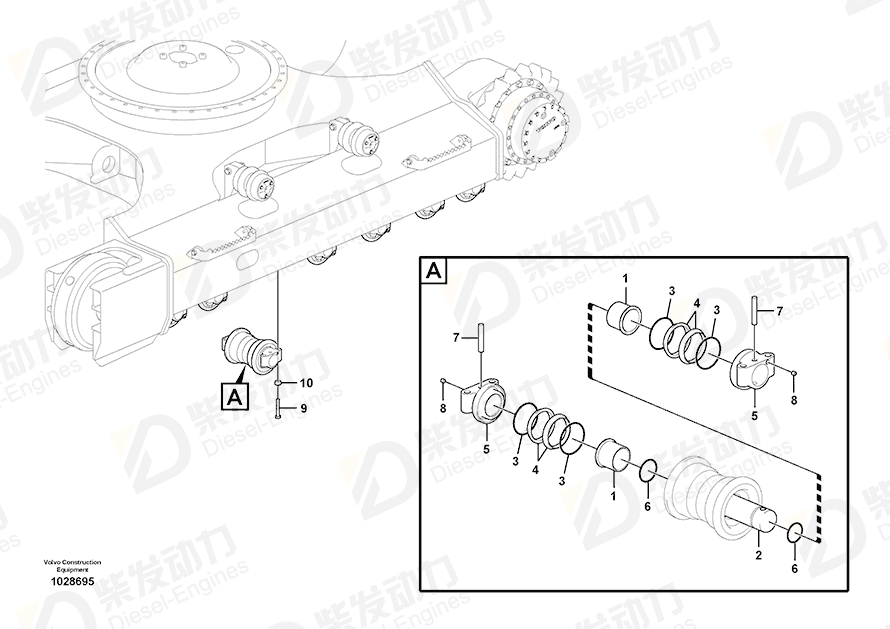 VOLVO Washer 14526322 Drawing