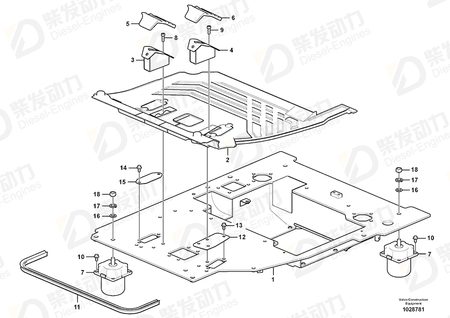 VOLVO Cover 14534431 Drawing