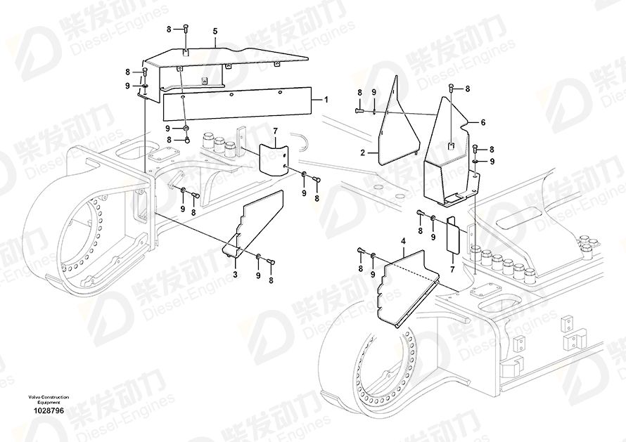 VOLVO Cover 14531270 Drawing