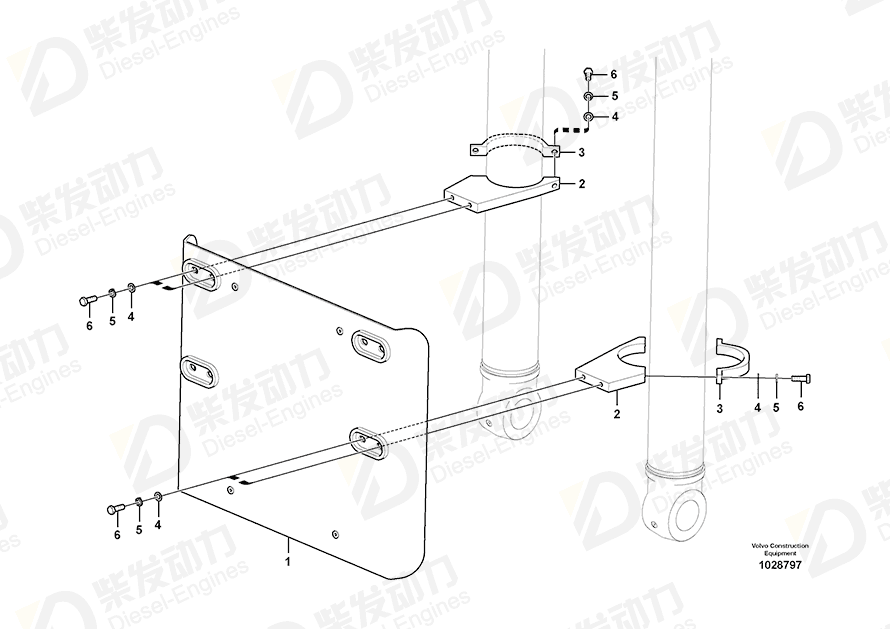 VOLVO Guard 14561430 Drawing