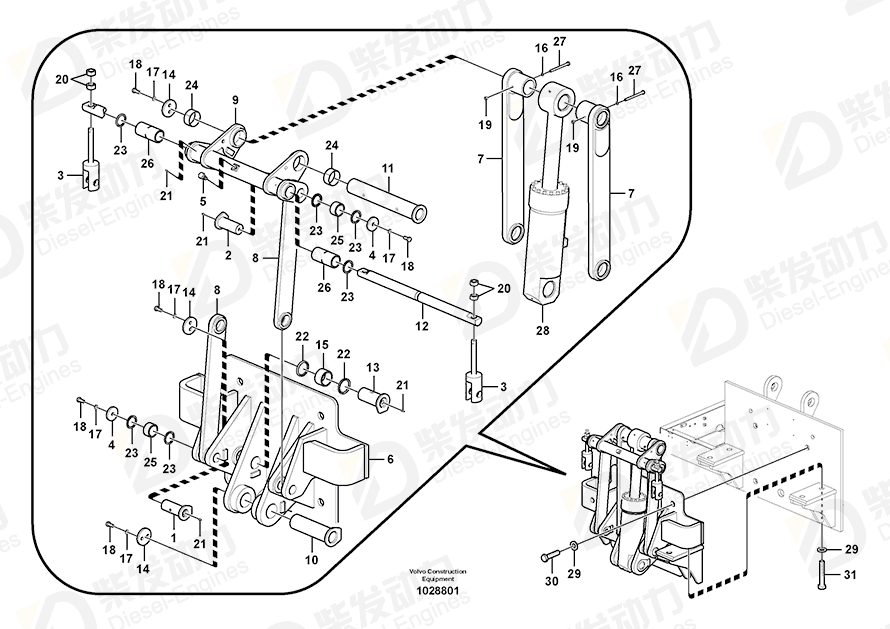 VOLVO Bolt SA9011-21223 Drawing