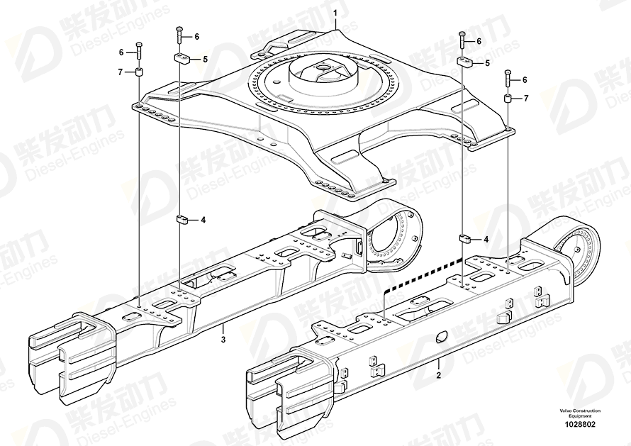 VOLVO Frame 14523136 Drawing