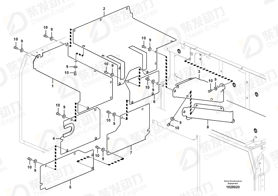 VOLVO Cover 14565716 Drawing