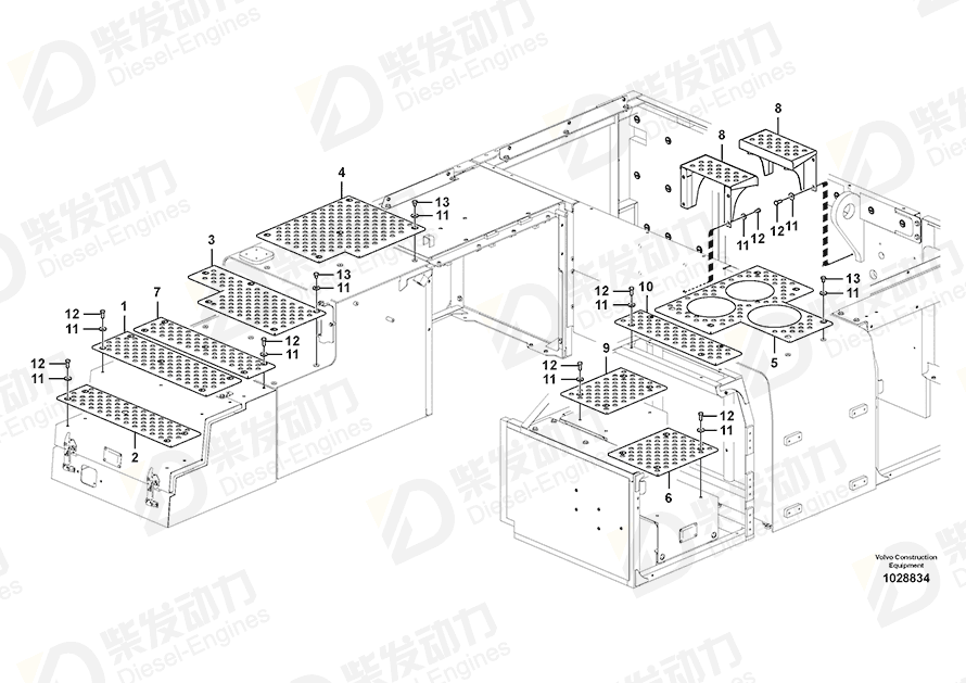 VOLVO Slip Protection 14565806 Drawing